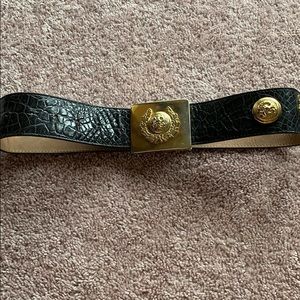 Black and gold  belt